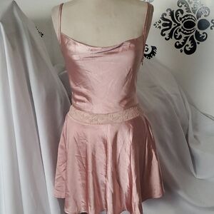 Forever 21 Pink Sleeveless Sundress Mini
